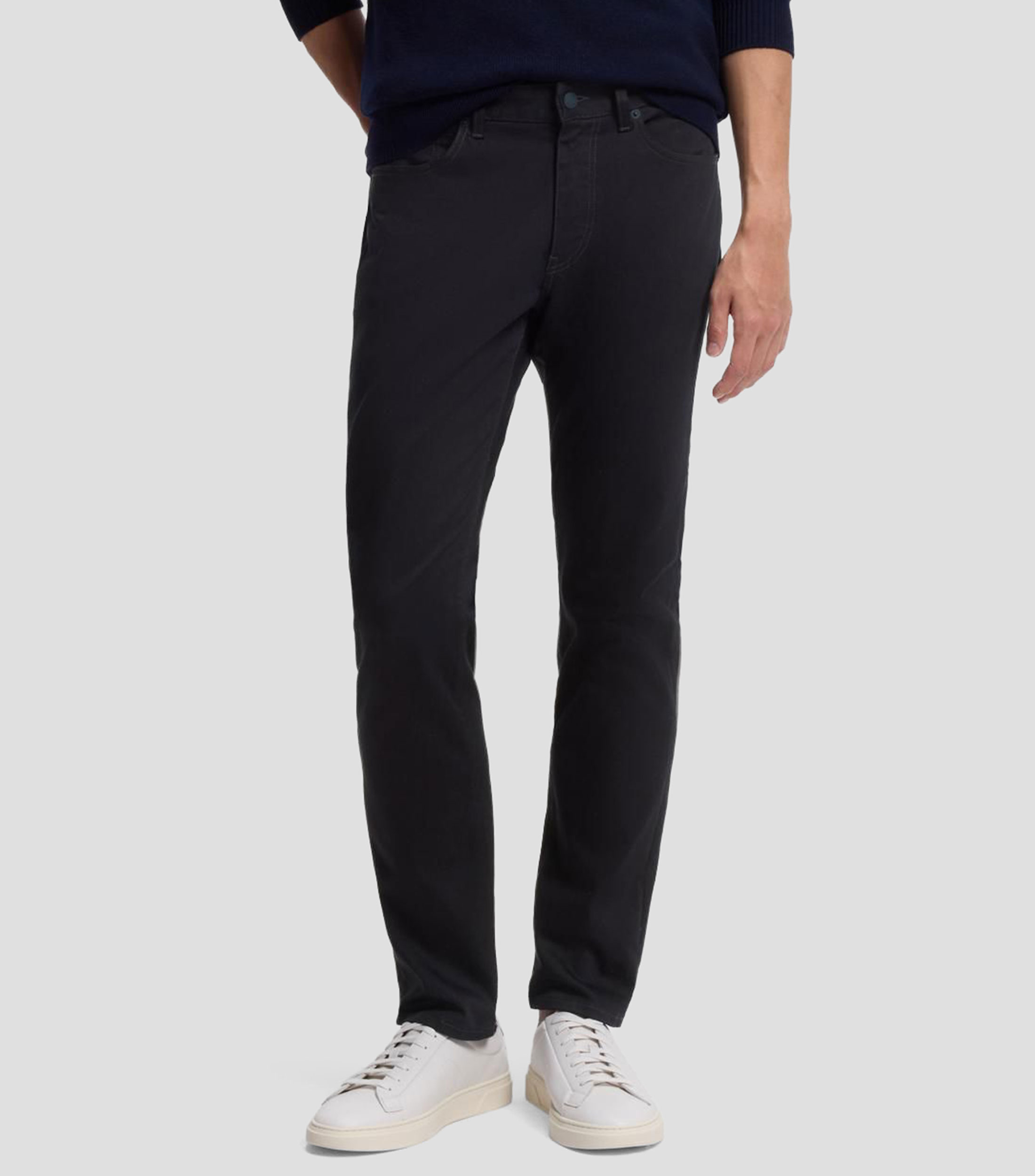 Jeans Boss Delaware slim en sarga antidecoloración Hombre